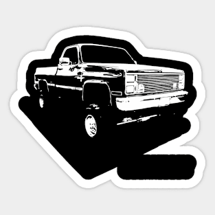 Squarebody Square Body Truck Sticker